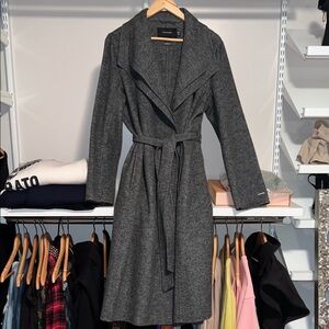 Tahari Wool Coat / Charcoal